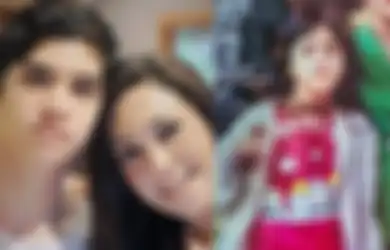 Netizen Sebut Al Ghazali Sangat Mirip Foto Bunda Maia Waktu Kecil