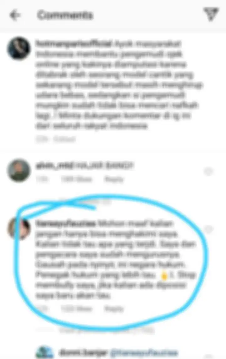 Tidak terima dibully model cantik marah-marah di Instagram Hotman Paris