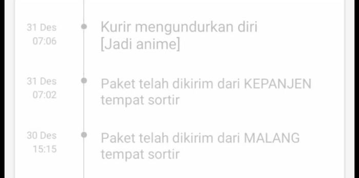 Meme kurir mengundurkan diri