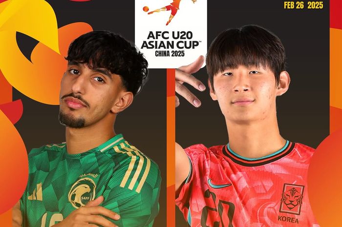 Arab Saudi kalahkan Korea Selatan di semifinal Piala Asia U-20 2025.