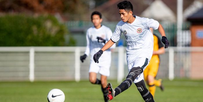 Subhan Fajri saat bermain bersama Garuda Select.