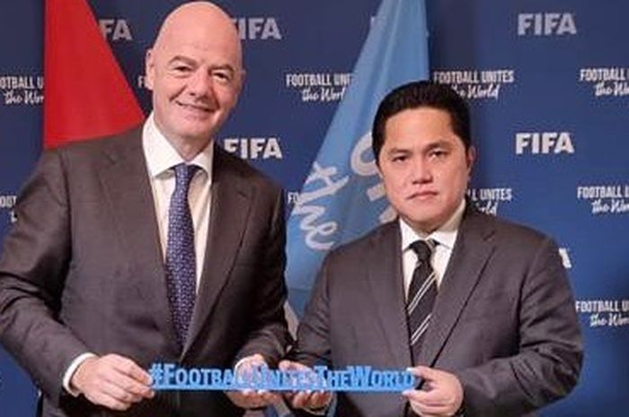 Presiden FIFA, Giani Infantino memberikan tanggapan terhadap pernyataan Erick Thohir soal sanksi yang diterima Indonesia atas pembatalan Piala Dunia U-20 2023.