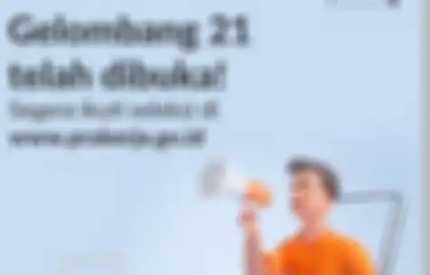 Pendaftaran Kartu Prakerja gelombang 21 sudah dibuka, buruan daftar!