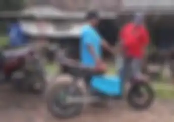 Keren, Pemuda di Lampung Selatan Berhasil Rakit Motor Listrik, Bisa Tempuh Jarak Ratusan KM