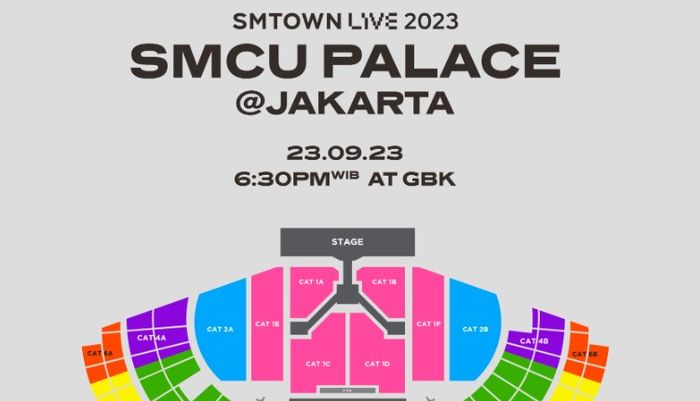 Harga tiket SMTOWN LIVE 2023 SMCU PALACE JAKARTA
