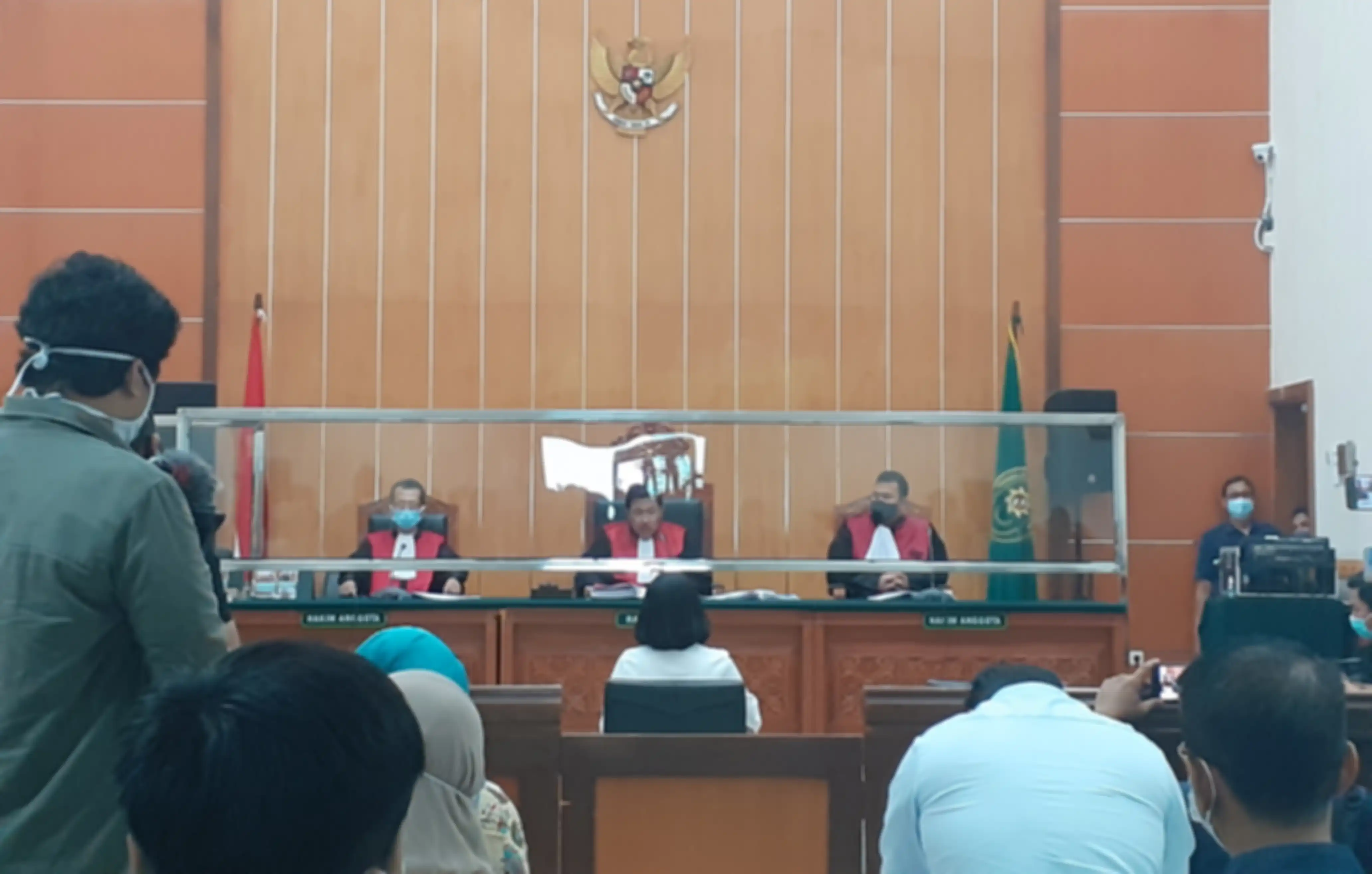 Sidang vonis Vanessa Angel terkait kasus kepemilikan narkoba di Pengadilan Negeri Jakarta Barat, Kamis (5/11/2020).