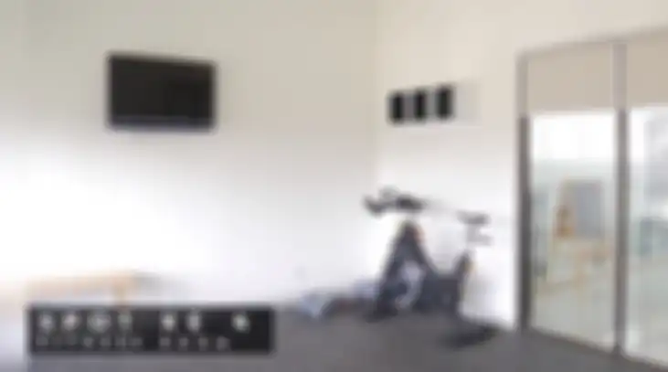 Area Gym rumah Shireen