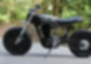 Sangar! Suzuki LS650 Berubah Wujud Jadi Scrambler Bengis