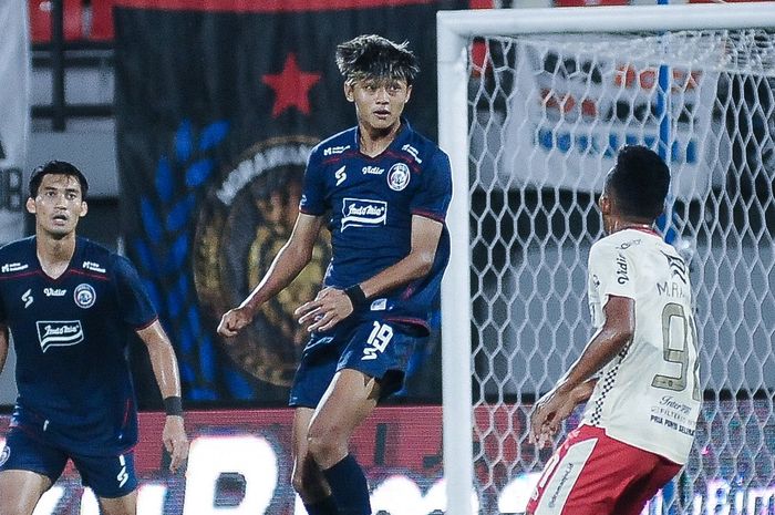 Susana pertandingan pekan keempat Liga 1 2023/2023 antara Arema FC melawan Bali United, Jumat (21/7/2023).