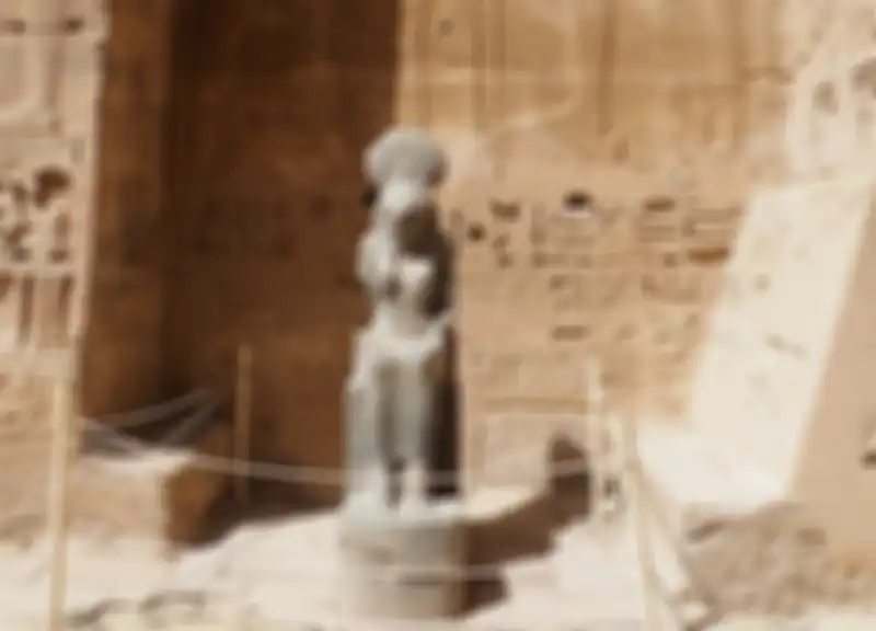 Patung Sekhmet di Migdol