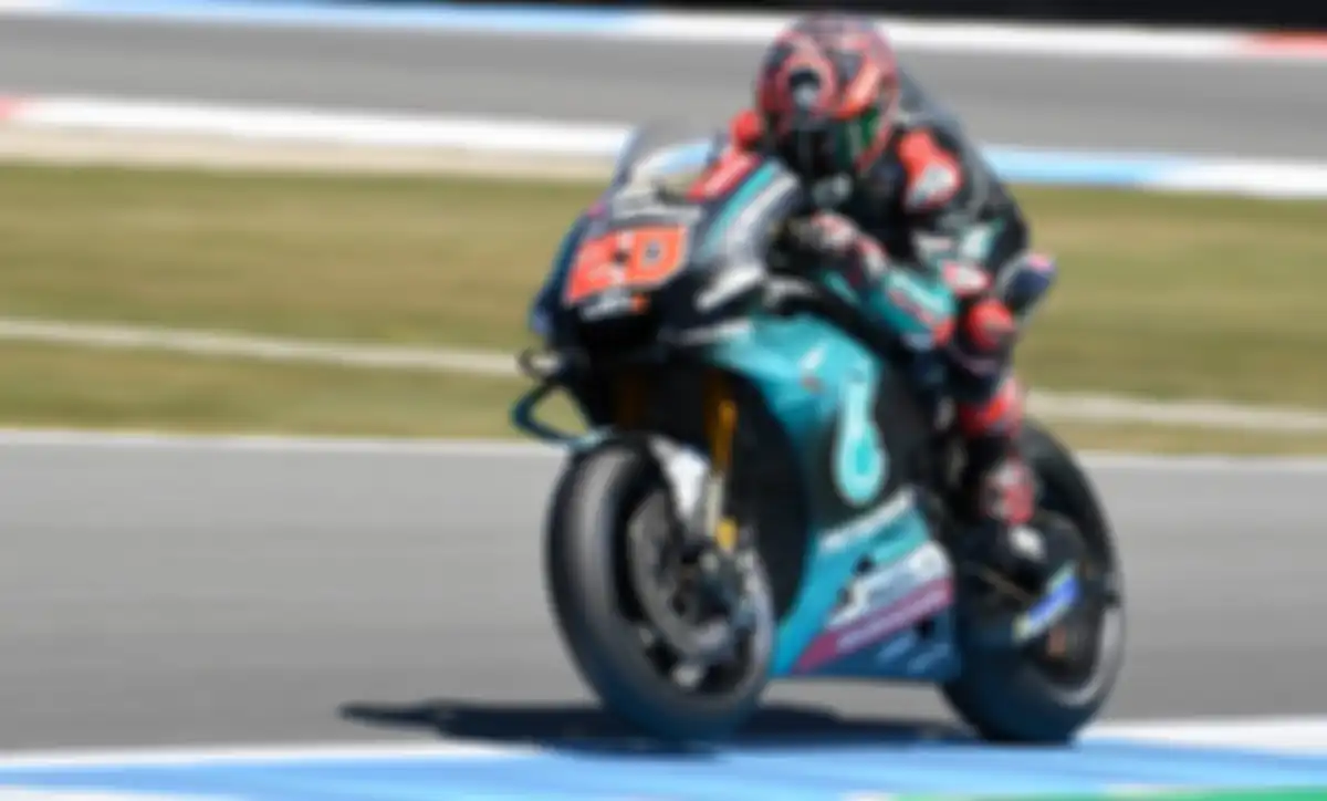 Fabio Quartararo (Petronas Yamaha SRT) berhasil jadi terkencang di FP1 MotoGP Jerman