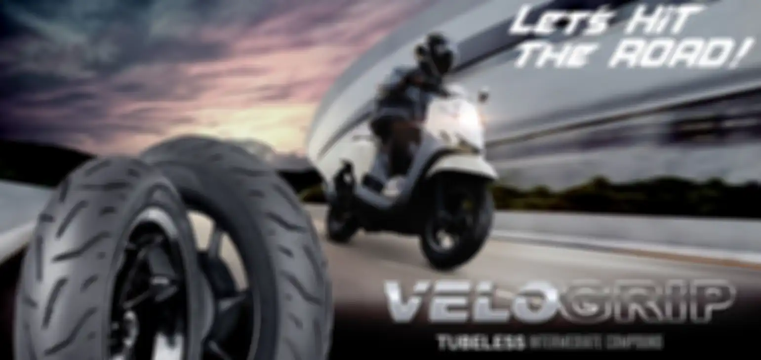 FDR meluncurkan ban motor terbaru bernama Velogrip