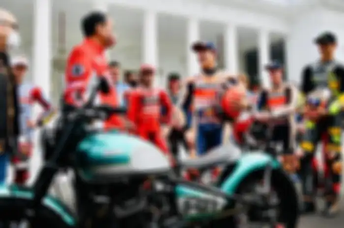 Motor modifikasi milik Jokowi sempat digarap untuk penyambutan pembalap MotoGP