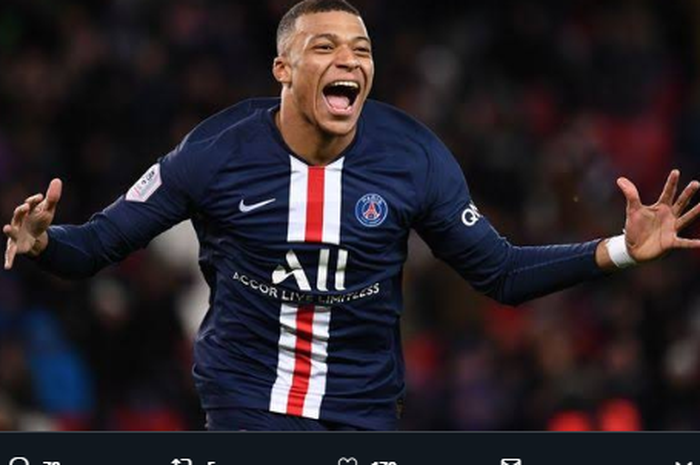 Penyerang Paris Saint-Germain, Kylian Mbappe, dikabarkan diminati oleh klub raksasa Liga Inggris, Liverpool.