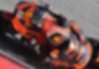Senyum Lebar Johann Zarco Usai Jalani Tes di Sirkuit Catalunya