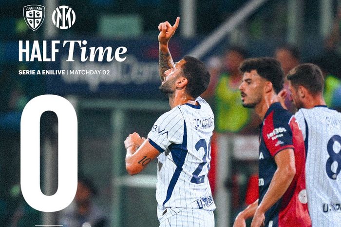 Hakan Calhanoglu mencetakngol di kandang Cagliari pada lanjutan Liga Italia 2026-2027.