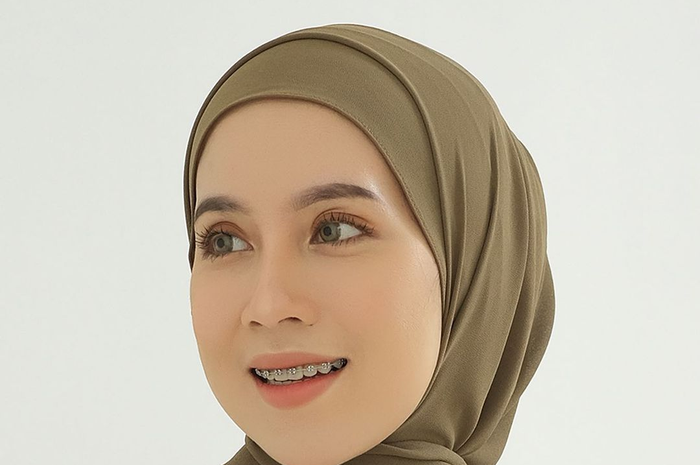 Style hijab manis buat Idul Fitri 2021