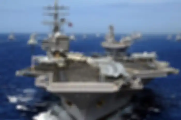 (Iustrasi) Kapal induk nuklir Amerika Serikat USS Ronald Reagan. AS merupakan salah satu Militer Terkuat di Dunia