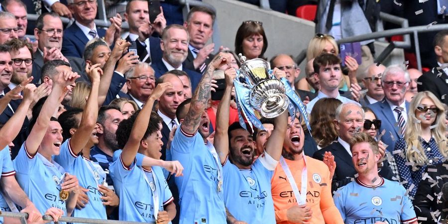 Final Piala FA - Manchester City Angkat Trofi Nomor 7, Masih Separuhnya King Arsenal