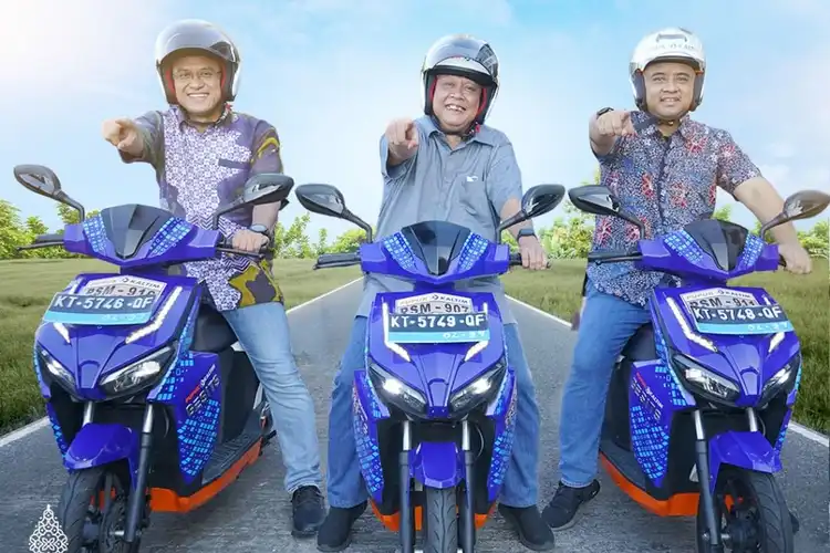 Keren, Motor Listrik Gesits Jadi Pilihan Kendaraan Operasional PKT