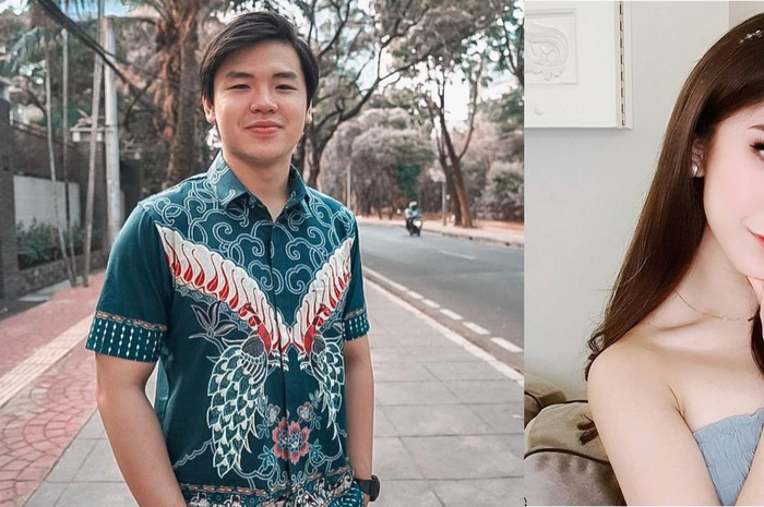 Kolase foto Nicholas Sean dan Ayu Thalia