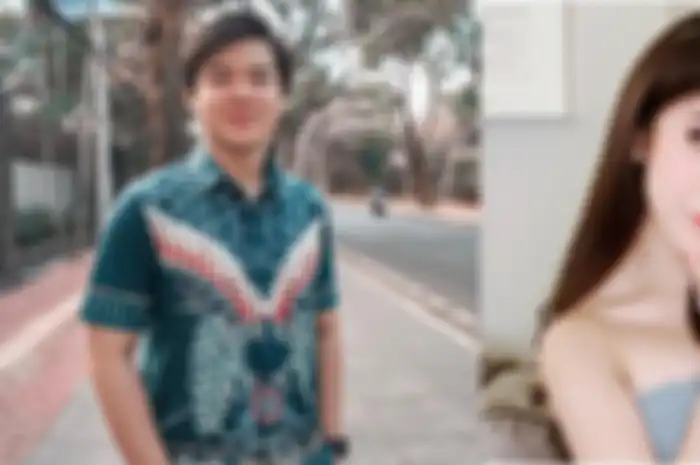 Kolase foto Nicholas Sean dan Ayu Thalia