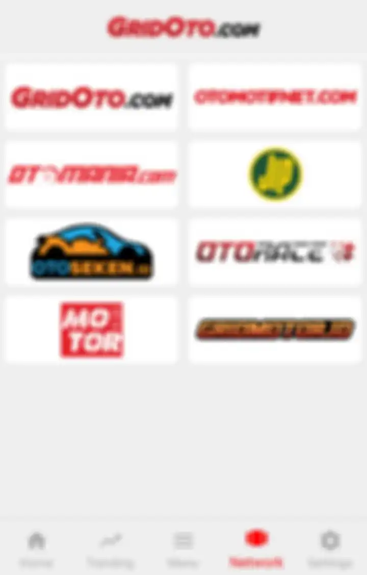 Pada bagian Network, pilih MOTOR Plus-online