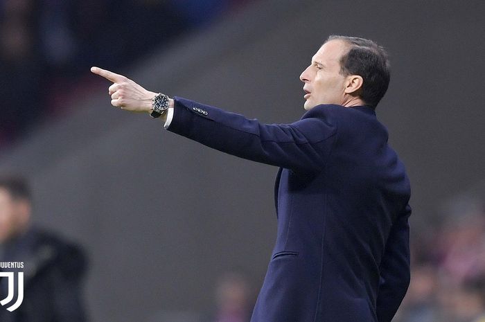 Pelatih Juventus, Massimiliano Allegri.