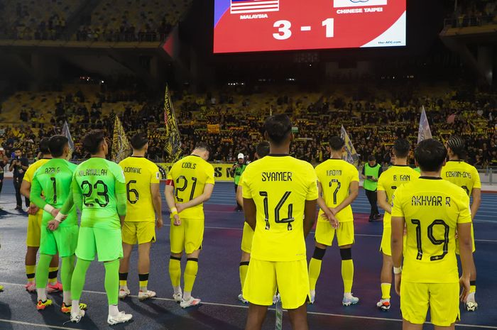 Timnas Malaysia menang 3-1 atas Taiwan di laga terakhir Grup D Kualifikasi Piala Dunia 2026.