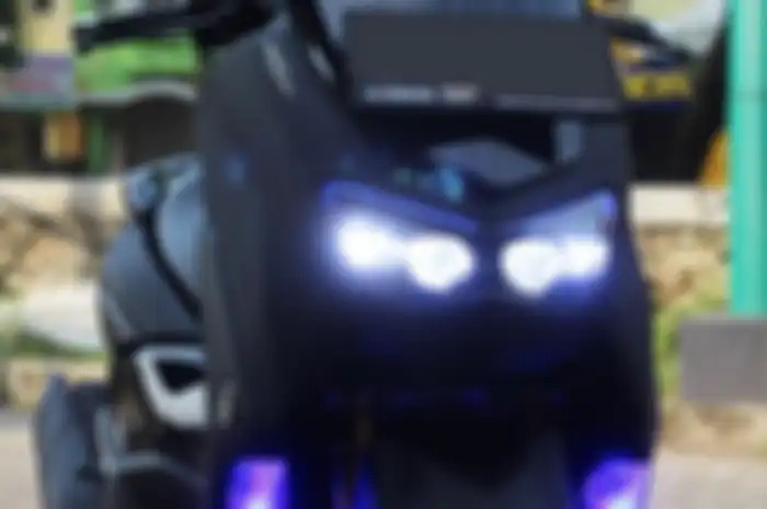 Lebih Pede Saat Riding Malam, Yamaha All New NMAX Pasang Lampu Toyota Vellfire