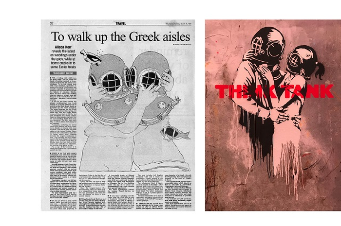 Karya Cinders McLeod dan Banksy