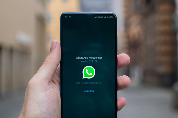 Ilustrasi penggunaan Whatsapp