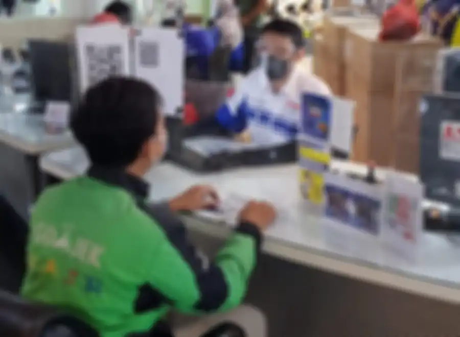Ojol mendapat diskon 50 persen untuk layanan servis di Yamaha