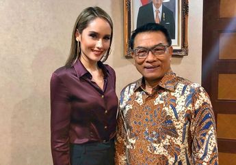 Pamer Foto Bareng Moeldoko, Cinta Laura Dapat 'Restu' Netizen untuk Jadi Menteri