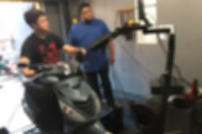 Dyno Piaggio Zip dilakukan di Sportisi Motorsport