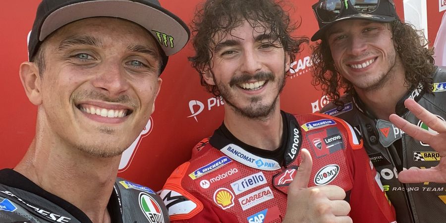 Murid Valentino Rossi Segel Podium Race of Champions, Bagnaia Tak Bisa Santai walau Cuma Ekshibisi