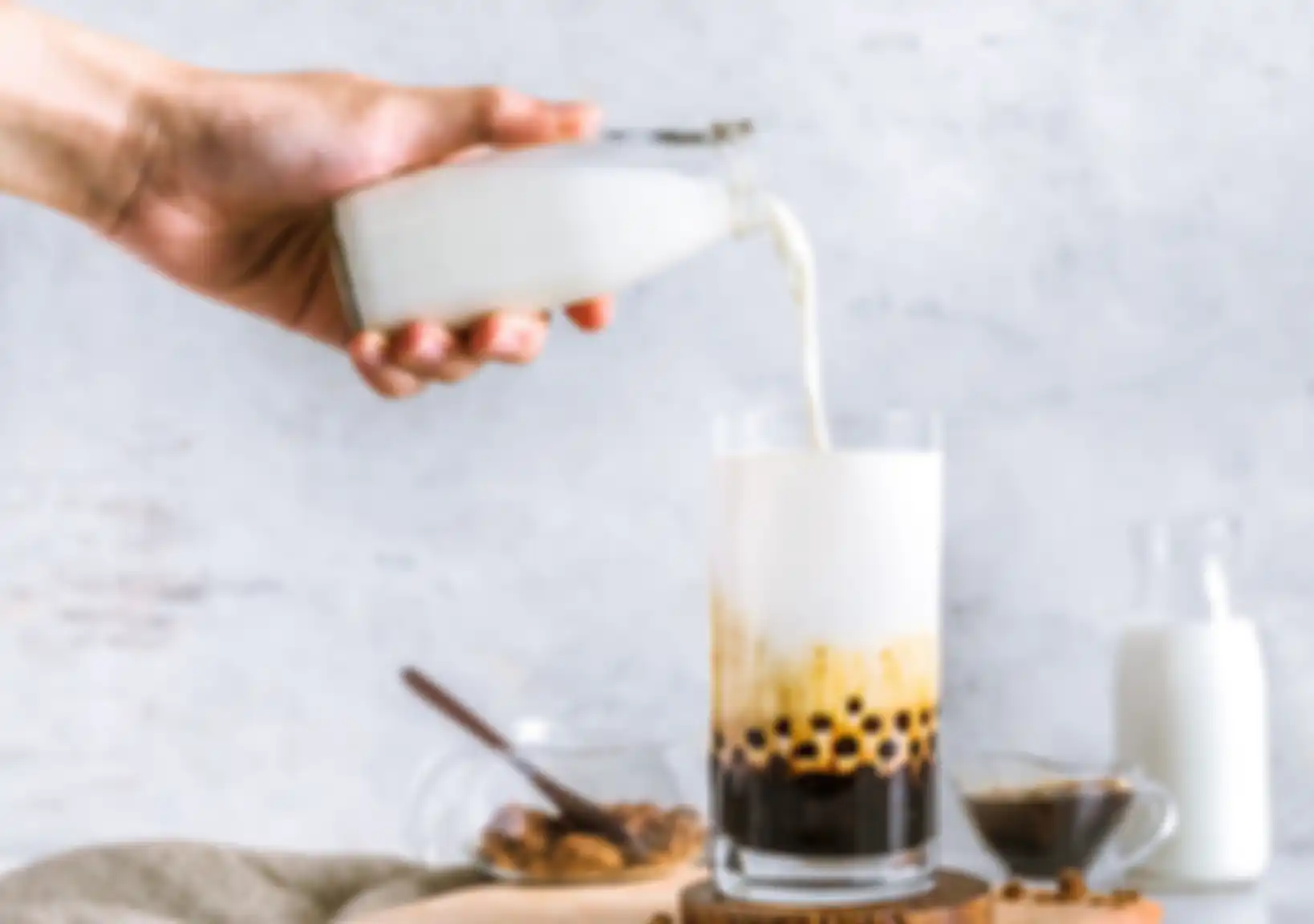 Fresh milk dalam bubble tea