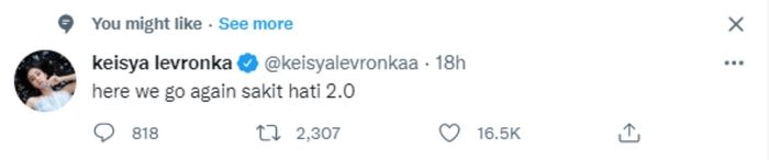 Cuitan Keisya Levronka