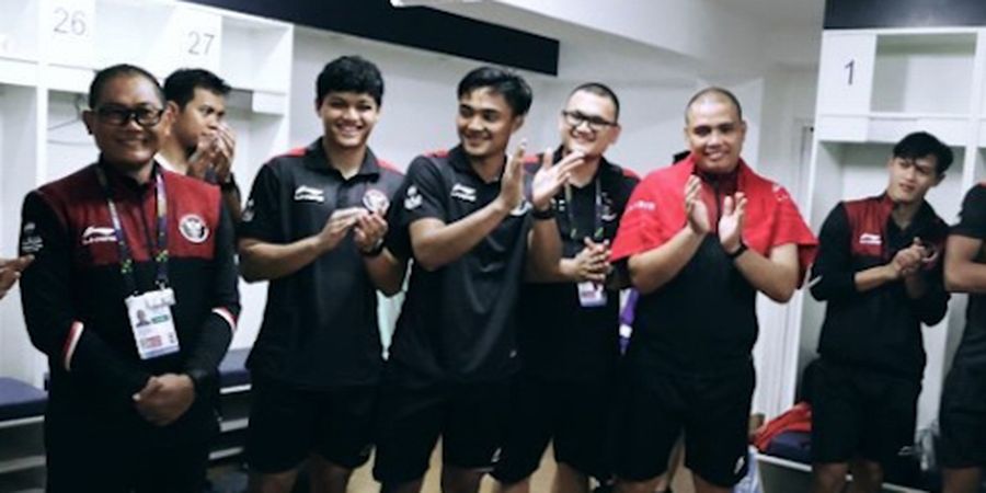 Ritual Timnas U-22 Indonesia di Ruang Ganti Selama SEA Games 2023