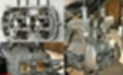Bengkel spesialis modifikasi mesin motor OM2S, mau dibikin berapa silinder bisa aja.