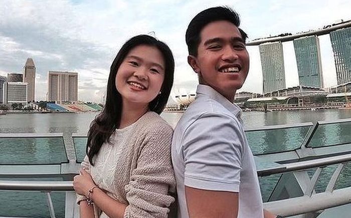 Felicia Tissue dan Kaesang Pangarep.