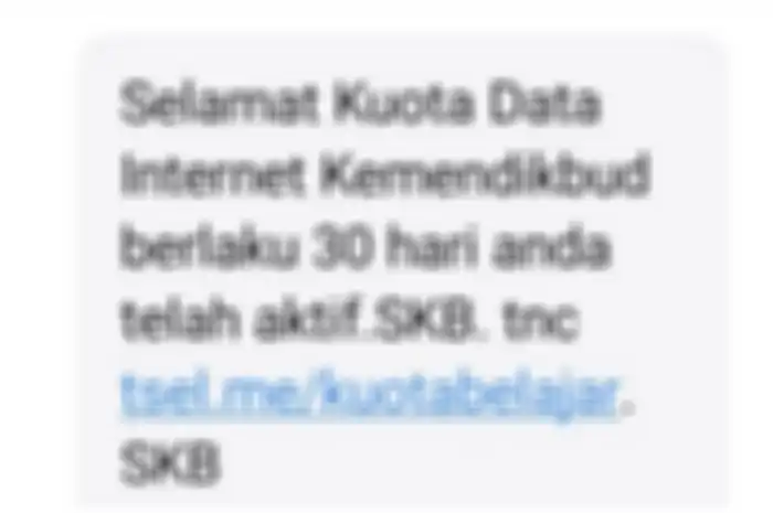 Buruan cek HP bantuan kuota internet gratis 15 Gb tiap bulan cair 4 hari lagi.