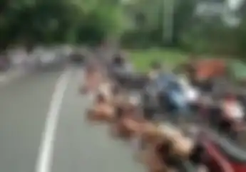 Terciduk Berjamaah.. Video 200 Anak Sekolah Kena Tilang Saat Konvoi Kelulusan