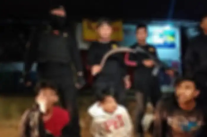 Kawanan begal ditangkap tim Rajawali Polres Jaktim di Kalimalang.
