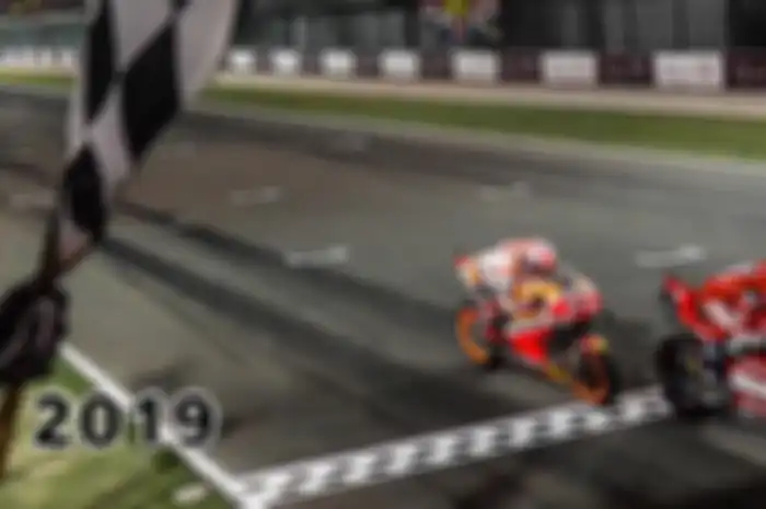 Ilustrasi. Duel ketat Marc Marquez dan Andrea Dovizioso di MotoGP Qatar 2019.