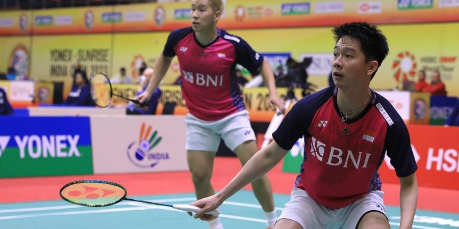 India Open 2023 - Sampai Banting Raket, Kecewa Marcus/Kevin Dibuat Main Tak Enak