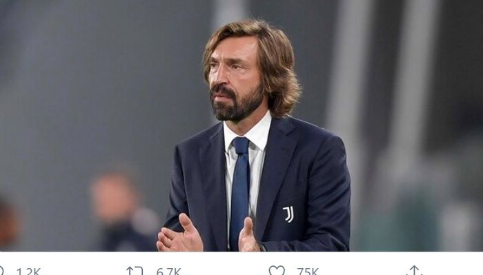 Pelatih Juventus, Andrea Pirlo.