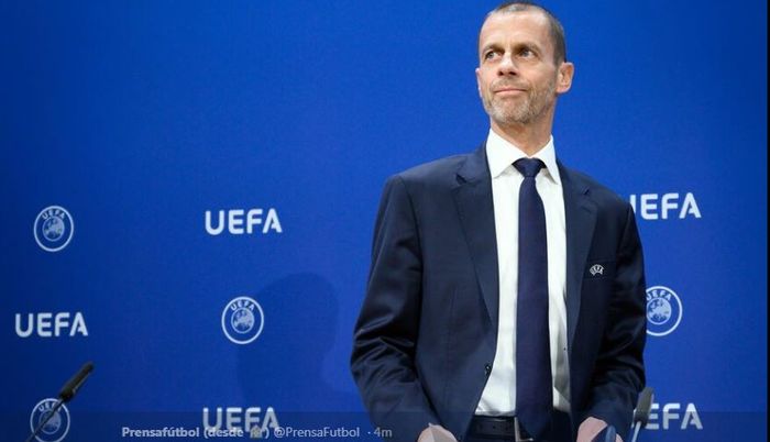 Presiden UEFA, Aleksander Ceferin.