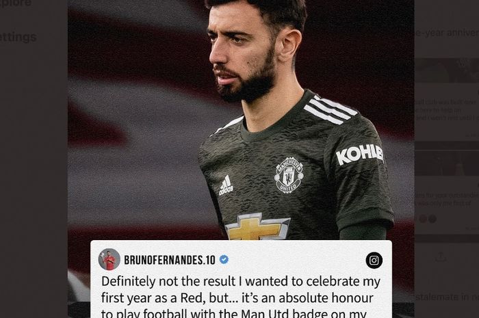 Gelandang Manchester United, Bruno Fernandes, ingin bertahan di klub tersebut untuk waktu yang lama.  