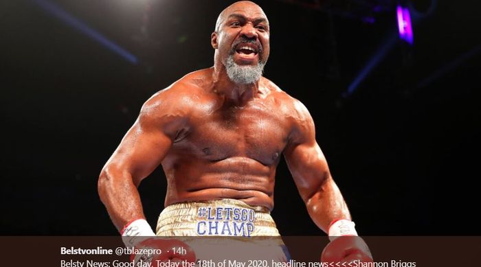 Mantan petinju kelas berat, Shannon Briggs yang akan jadi lawan Mike Tyson